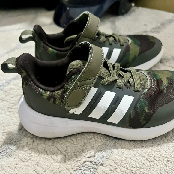 Adidas Green CAMO Cloudfoam Size 13 - Picture 5 of 10
